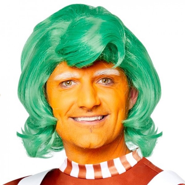 Grüne Oompa Loompa Perücke