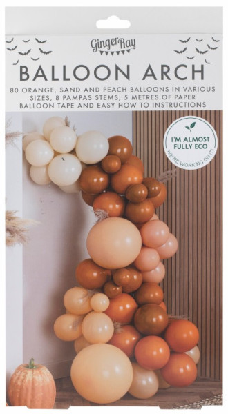 Elegante Ballongirlande mit Pampasgras 3