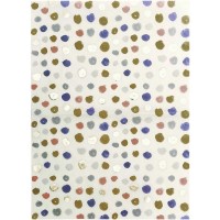 Paper Patch Papierbogen Punkte blau-gold 30x42cm