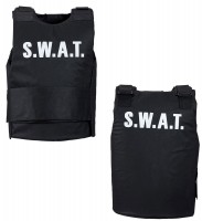 Schwarze SWAT Kinderweste