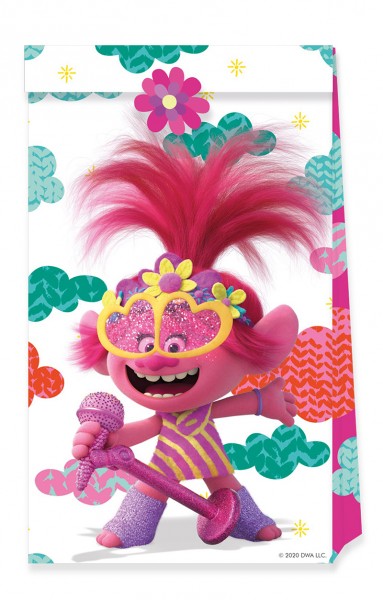 4 Trolls II World Tour Geschenktüten