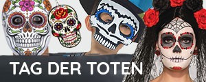 Tag der Toten Kostüme & Zubehör