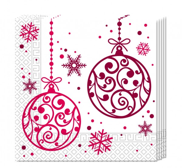 20 Weihnachtswunder Servietten 33cm