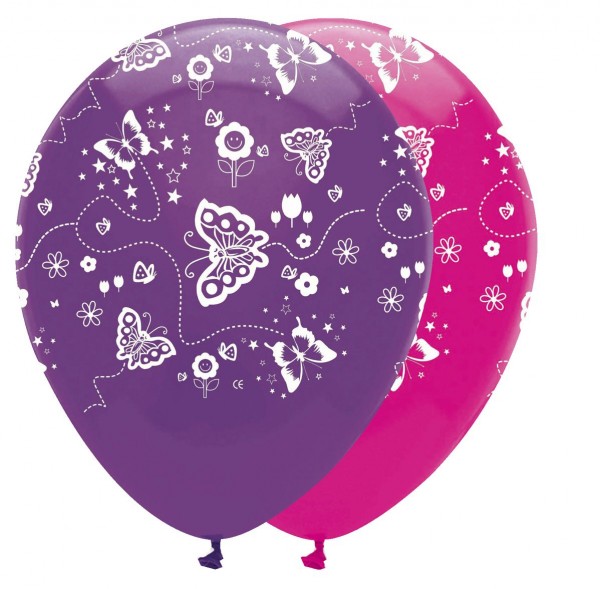6 Flower Fairy Luftballons 30cm