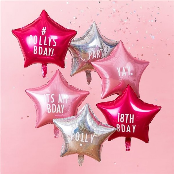 Personalisierbares Birthday Ballon Bouquet 46cm