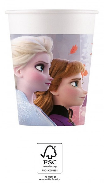 8 Frozen 2 FSC Becher 200ml