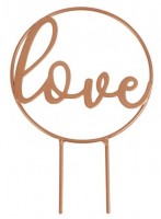 Best Day Love Tortenstecker 18cm