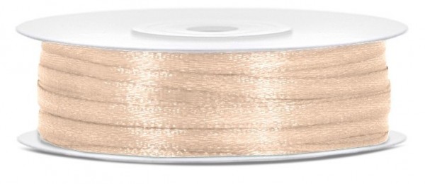 50m Satin Geschenkband creme 3mm breit