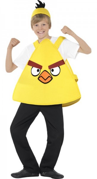 Gelbes Angry Birds Kinderkostüm