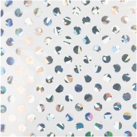 Holografisches Punkte Geschenkpapier