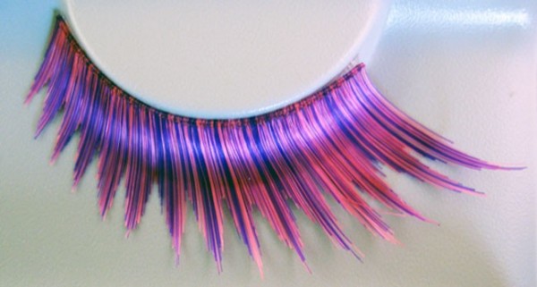 Stufige Showgirl Wimpern Pink-Violett