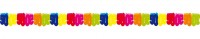 Farbenfrohe Papiergirlande 50