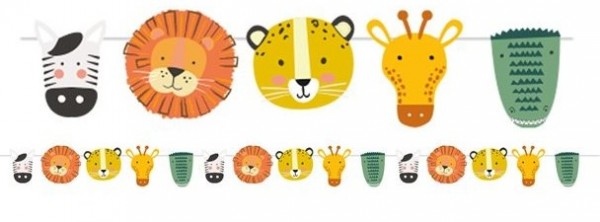 Safari Party Tier Girlande 3m