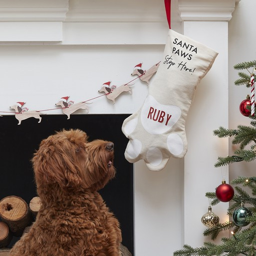 Home for Christmas Geschenkestrumpf für Tiere