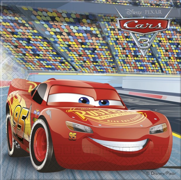 20 Cars Evolution Servietten 33cm