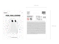 Vorschau: Boo Town Geist Folienballon 48 x 68cm