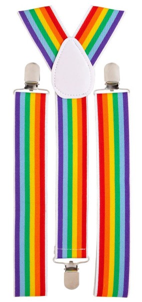 Bunt Gestreifte Hosenträger