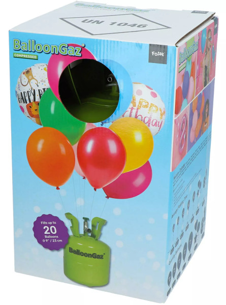 Helium Einwegflasche 20 Ballons 4