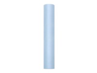 Tüll-Stoff Luna pastellblau 9m x 30cm