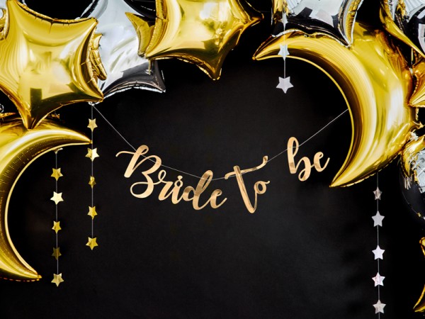 Goldene Bride to be Girlande 80cm