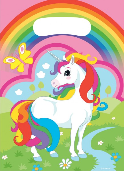 Unicorn World presentpåse 30,5x18cm