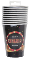 Vorschau: 10 Hollywood Pappbecher 270ml