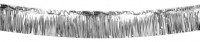 Fransengirlande Funky Nights silber 6m
