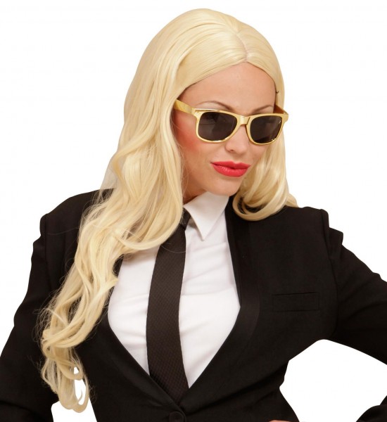 Goldfarbene Sonnenbrille 5