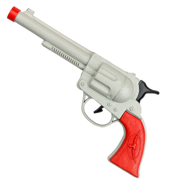 Cowboy western gun grå