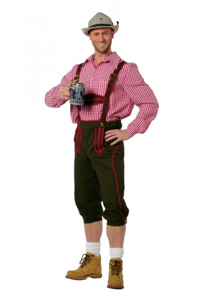 Trachtenhose Betram Mit Hosenträgern Braun 3