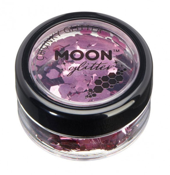 Grobes Chunky Glitter in Rosa 3g