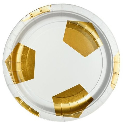 12 Fußball Meister Pappteller 18cm