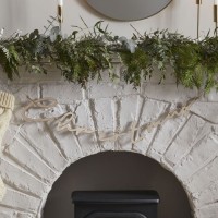 Vorschau: Natural Christmas Holz Girlande 1,5m