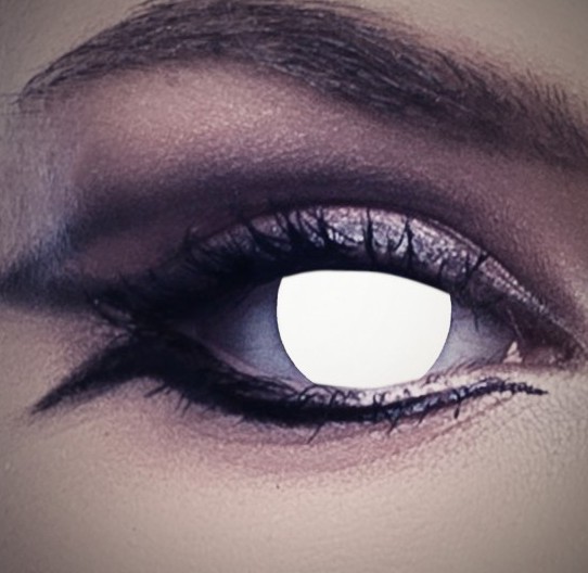 Komplett Weiße Jahres Kontaktlinsen 4