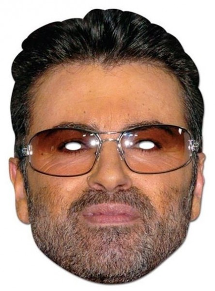 George Michael Pappmaske 30 x 20cm