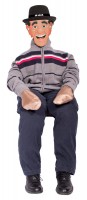 Lebensgroße Deko-Figur zum Befüllen