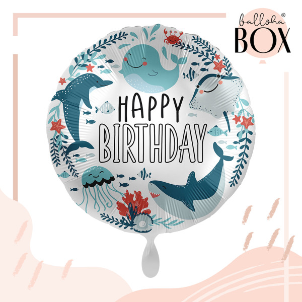 Balloha Geschenkbox DIY Under the sea birthday XL