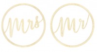 Mr & Mrs Holz Dekohänger 38cm