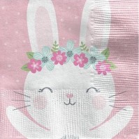 16 Partyhäschen Servietten 25cm