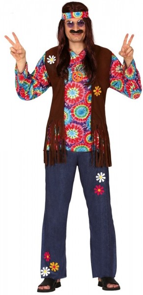 Hippie Dude Mike Herrenkostüm