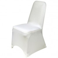 Elegante Stuhlhusse Elfenbein