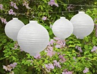 LED Lampion Summer Nights weiß 20cm