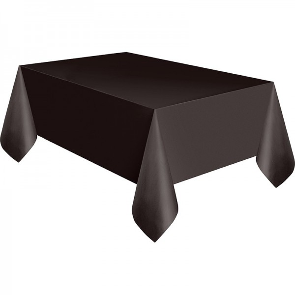 PVC Tischdecke Vera schwarz 2,74 x 1,37m