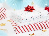 Geschenkpapier Flitter bunt 70 x 200cm