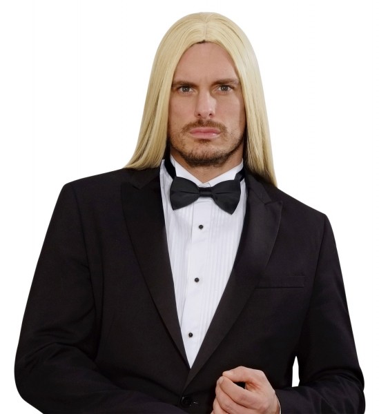 Blonde Langhaar Herrenperücke