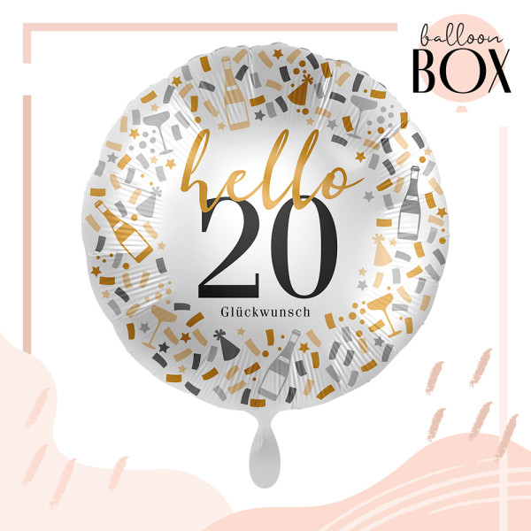 Balloha Geschenkbox DIY Hello 20 XL