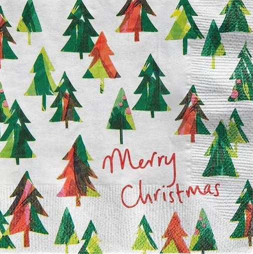 Eco Christmas Tree Servietten
