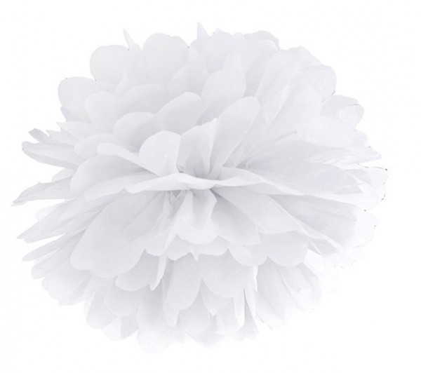 Pompon Romy weiß 35cm