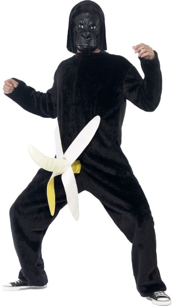 Lustiges Gorilla Kostüm Mit Riesen Banane