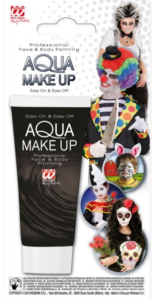 Schwarzes Aqua Make-Up 30ml 2